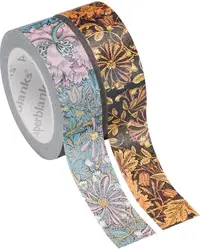 Banda autoadeziva decorativă Paperblanks - Morris Honeysuckle & Morris Pink Honeysuckle, 2 bucăți