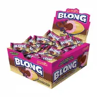 Guma de mestecat Blong Napolitano, umplutura cu gust de napolitane, 5 g, 40 bucati Engros
