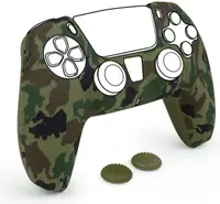 Husă din silicon pentru controler și protecție pentru butoane BigBen – Silicon Glove, camuflaj (PS5)