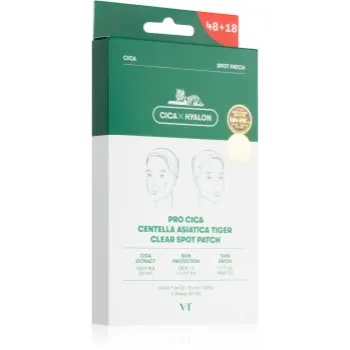 VT Cosmetics Pro Cica Centella Asiatica Tiger Clear Spot Patch plasturi pentru piele problematică