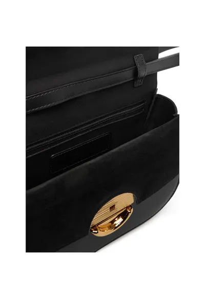 Geanta dama Sfera Mini - piele naturala - neagra