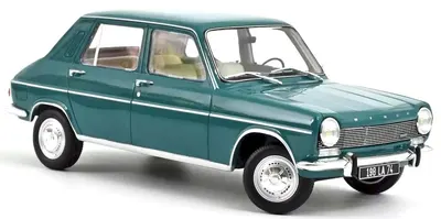 Model de colecție NOREV Modern: Mașini - Simca 1100 GLS (1968) (Borodine Green)