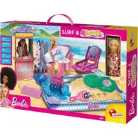 Set creativ - Barbie la plaja - nisip senzorial modelabil - Lisciani L91966