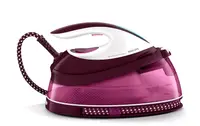 Statie de calcat Philips PerfectCare Compact GC7842/40, 2400 W, 400g/min, 1.5 L, talpa SteamGlide, Alb/Roz