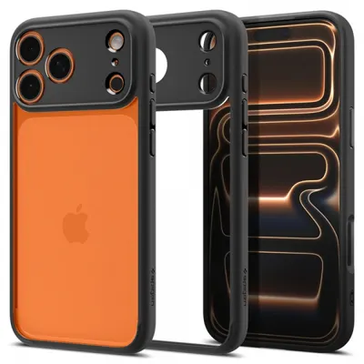 Husa pentru Apple iPhone 17 Pro, Spigen, Ultra Hybrid, Neagra Mata ACS10343