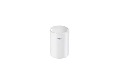 Pahar baie Roca Onda A3870ZK000, pe blat, ceramic, Alb