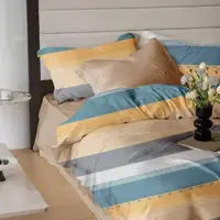Lenjerie de pat finet 6 piese, cearceaf pat cu elastic, cearceaf pilota 200x230, 2 fete perna 50x70, 2 fete perna 70x70, Extra, Golden Coast, 54