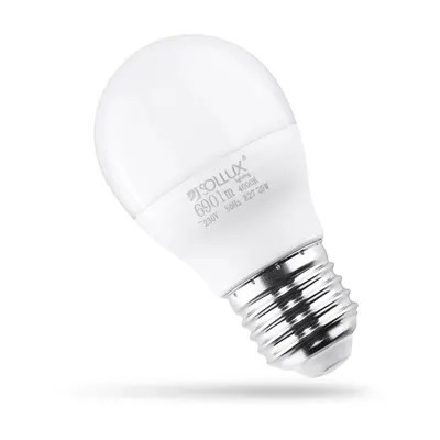 Bec LED E27, cu lumină neutră 7,5 W – Sollux