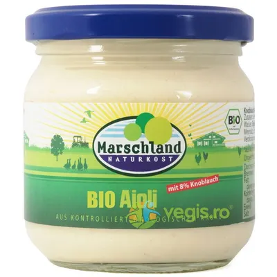 Sos Aioli cu 8% Usturoi Ecologic/Bio 180g