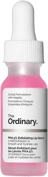 The Ordinary Ser exfoliant pentru buze PHA 5%, 15 ml