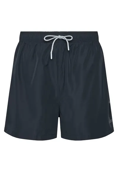 Costum de baie barbati bleumarin - Negru