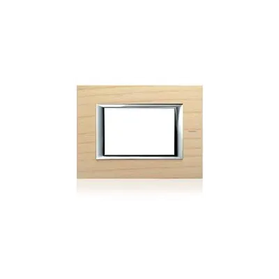 Placa Ornament 4 Module Lemn Ashwood Bticino Axolute