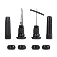 Kit reparatie fisura anvelopa bicicleta Stealth Tubeless Puncture Plug - negru
