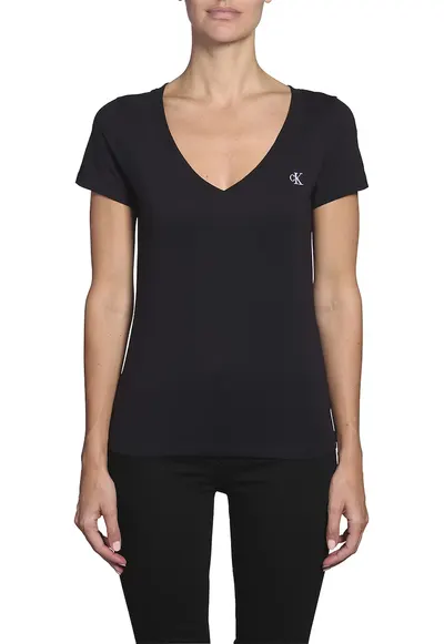 Tricou slim fit din amestec de bumbac organic 77 - Gri antracit