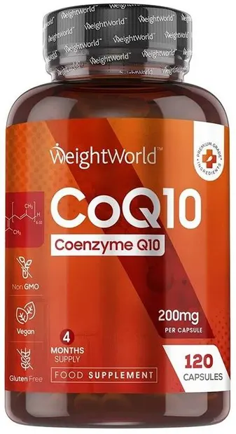 CoQ10, 200 mg, 120 capsule, Weight World