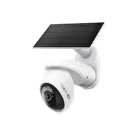 Camera supraveghere exterior wireless PT cu iluminare duala si panou solar Tapo Starlight C660 KIT, 8 MP, 4 mm, IR/lumina calda 12 m, microfon si difuzor, sirena 93 dB, acumulator 10000 mAh, slot card