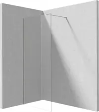 Paravan dus fix 70x195cm, sticla securizata 6 mm, argintiu cromat, tehnologie Active-Cover, Deante Prizma