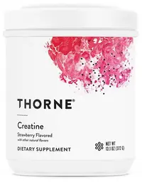 Creatine Monohydrate, căpșună, 375 g, Thorne
