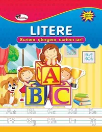 Scriem, ștergem, scriem iar! Litere (nou!) - Paperback brosat - ***