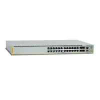 Switch cu 24 porturi Allied Telesis AT-X510-28GTX-50, 128 Gbps, 95.2 Mpps, 16.000 MAC, 4 porturi SFP+, cu management