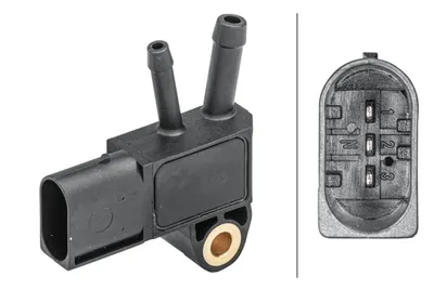 Senzor presiune gaze evacuare (numar pini: 3) potrivit MERCEDES A (W169), B SPORTS TOURER (W245), C (C204), C (CL203), C T-MODEL (S203), C T-MODEL (S204), C (W203) 0.8D-4.0D 03.01