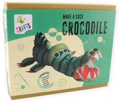 Set creatriv Andreu toys - Crocodil din soseta