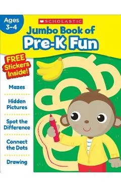 Jumbo Book of Pre-K Fun Workbook