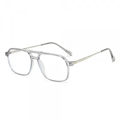 Ochelari De Calculator Unisex Techsuit 83092, Anti-Blue Light, Transparenti Argintii