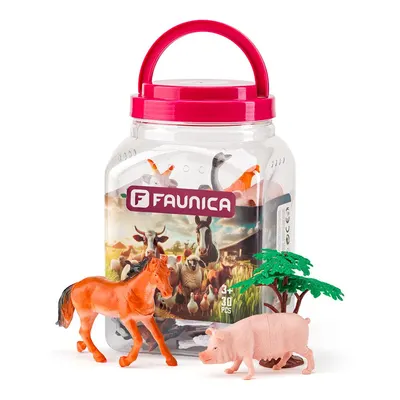 Set figurine Faunica - Animale de fermă, 30 piese