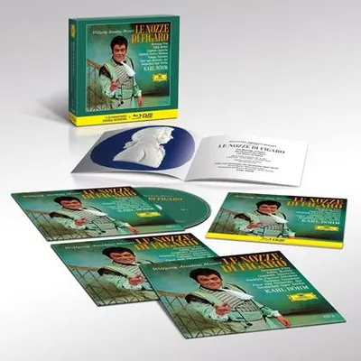 Mozart: Le Nozze di Figaro (3CD+Blu-ray Audio) | Karl Bohm, Orchester der Deutschen Oper Berlin, Hermann Prey, Edith Mathis, Dietrich Fischer-Dieskau, Gundula Janowitz