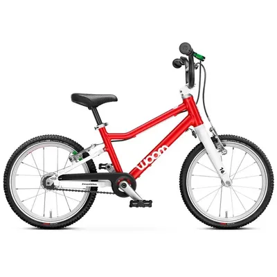 Bicicletă copii WOOM 3 Automagic Roșu