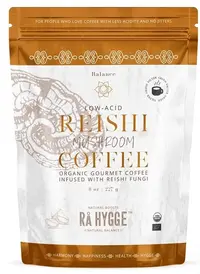 Cafea gourmet Arabica cu Reishi, măcinată, 227 g, Ra Hygge