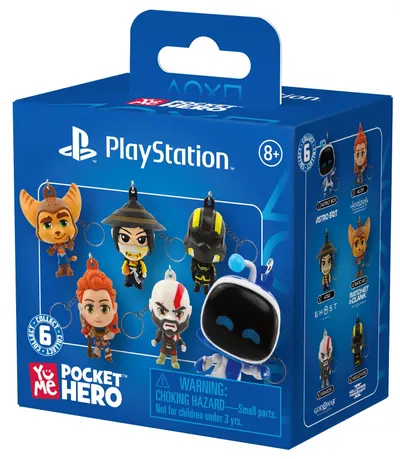 Breloc YuMe Games: Playstation (Pocket Hero), Blind Box (Series 1), sortiment