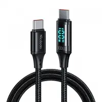 Cablu Date si Incarcare USB-C - USB-C McDodo CA-1100 Display, 100W, 1.2m, Negru