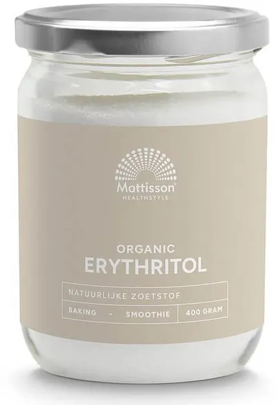 Eritritol organic, 400 g, Mattisson Healthstyle