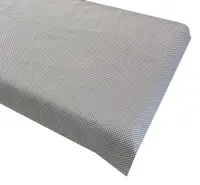 Cearsaf cu elastic roata 140x70 cm Buline albe pe gri
