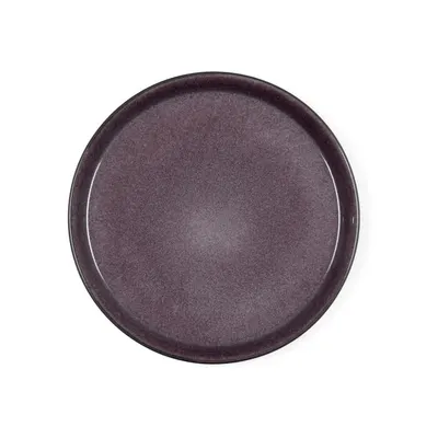 Farfurie neagră/mov din gresie ø 27 cm Gastro Black/Purple – Bitz