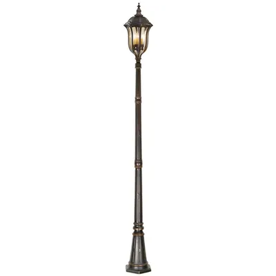 Stalp decorativ pentru exterior, iluminat gradini parcuri, Baton Rouge 4 Light Lamp Post
