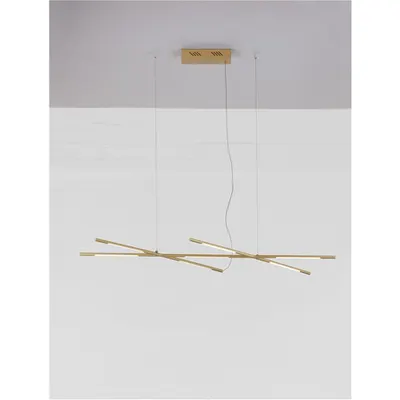 Lampa suspendata RACCIO Alama aurie Metal & Acrylic LED 30 Wat 230 Volt 2231.70Lm 3000K IP20