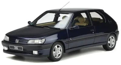 Model de colecție OttOmobile Modern: Mașini - Peugeot 306 Eden Park (Blue) (1995)