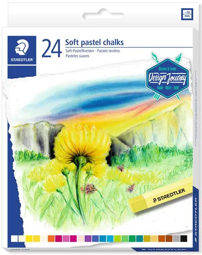 Crete pastelate moi Staedtler Design Journey - 24 de culori