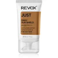 Revox B77 JUST Daily Sun Shield crema protectoare pentru tenul gras si mixt SPF 50+ 30 ml