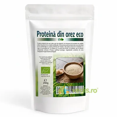 Proteina din Orez Ecologica/Bio 200g