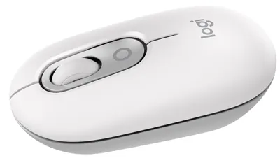 Mouse Logitech - POP, optic, wireless, Off-white