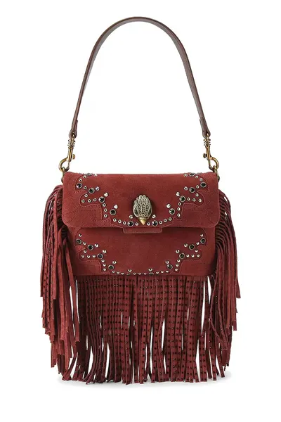 Kurt Geiger London geantă crossbody pentru femei din piele întoarsă OXFORD