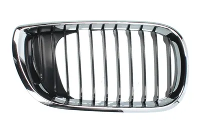 Grila radiator Dreapta potrivit BMW 3 (E46) 1.6-3.2 1997-2007 pana in 2005 - (pentru caroserie break; salon, crom/negru)
