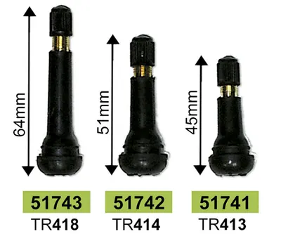 Valve Pentru Anvelope Tr413 45 Mm Set 100 Buc Jbm
