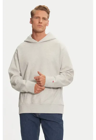 Bluza barbati - 304229343 - Bumbac - Gri - Gri