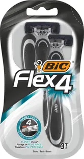 Pachet Aparat de ras Flex 4, 3 bucati, BIC