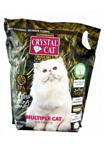 Crystal Cat Nisip Silicatic Aloe Vera - crystal-cat,76-l